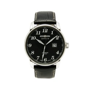 Zeppelin Watches Herren-Armbanduhr XL Analog Automatik Leder 76562S
